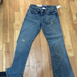 GAP Jeans Curvy Flare Button Pockets Medium Wash‎
